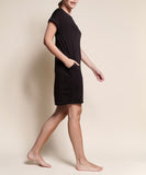 Silky Butter Soft Bamboo Crop T-Shirt Dress