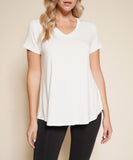 Butter Soft Bamboo Classic V-neck T-shirt