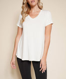 Butter Soft Bamboo Classic V-neck T-shirt