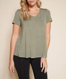 Organic Bamboo Classic V-neck T-shirt