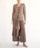 BAMBOO MAXI LONG CARDIGAN