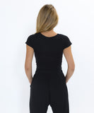 Butter Soft Thick & Snatched Bamboo Crop T-Shirt