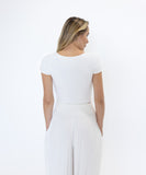 Butter Soft Thick & Snatched Bamboo Crop T-Shirt