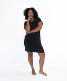 Silky Butter Soft Bamboo Crop T-Shirt Dress