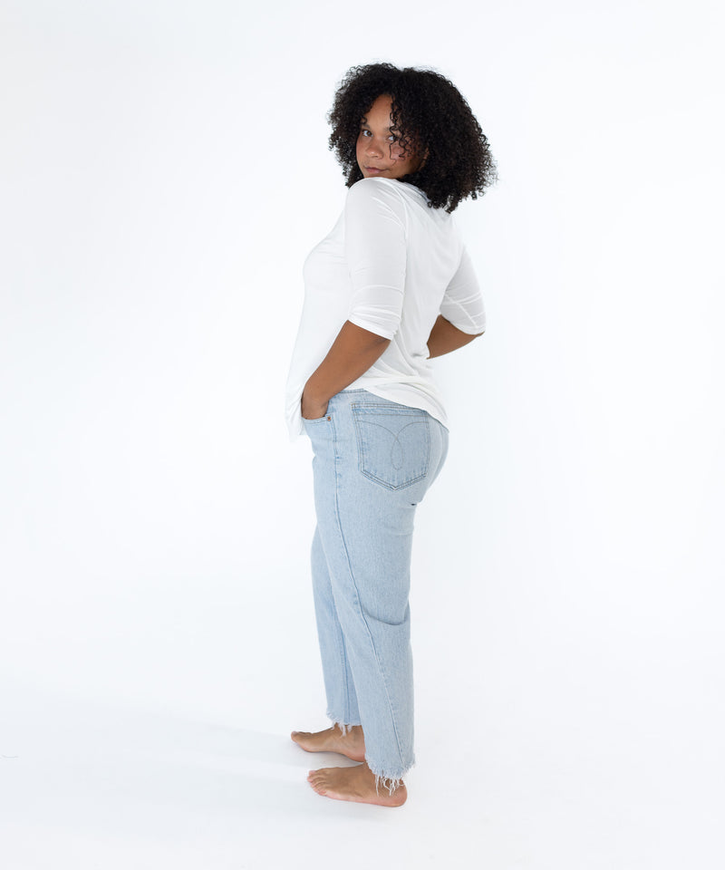 Bamboo Fitted 3/4 Sleeve