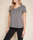 Butter Soft Bamboo Classic V-neck T-shirt