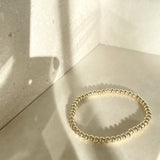 🎁 Dainty 14Kt Gold Plated Beaded Ball Bracelet (100% off)