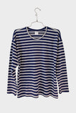Striped Long Sleeve Tee - 337 BRAND Women's Sustainable Loungewear ?id=16641550614562