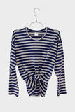 Striped Long Sleeve Tee - 337 BRAND Women's Sustainable Loungewear ?id=16641550712866
