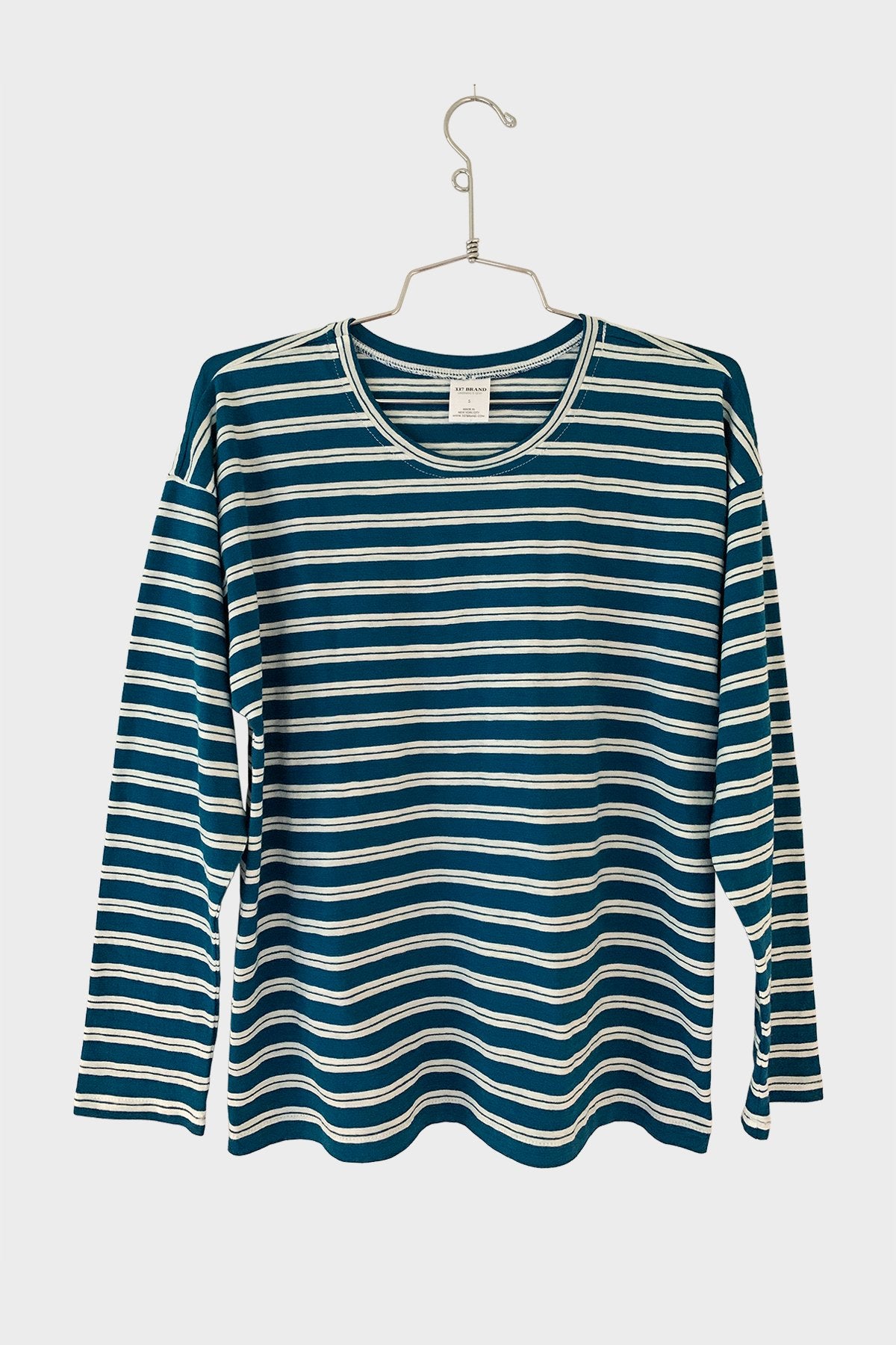 Striped Long Sleeve Tee - 337 BRAND Women's Sustainable Loungewear ?id=16641564639266