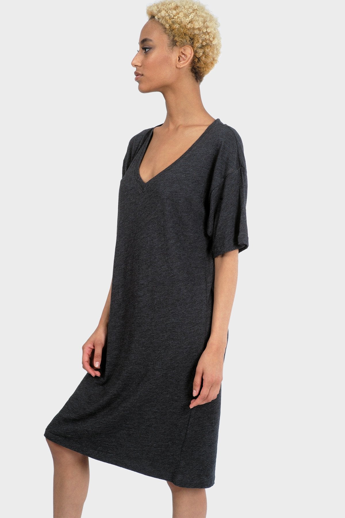 MIKA T-SHIRT DRESS - 337 BRAND Women's Sustainable Clothing