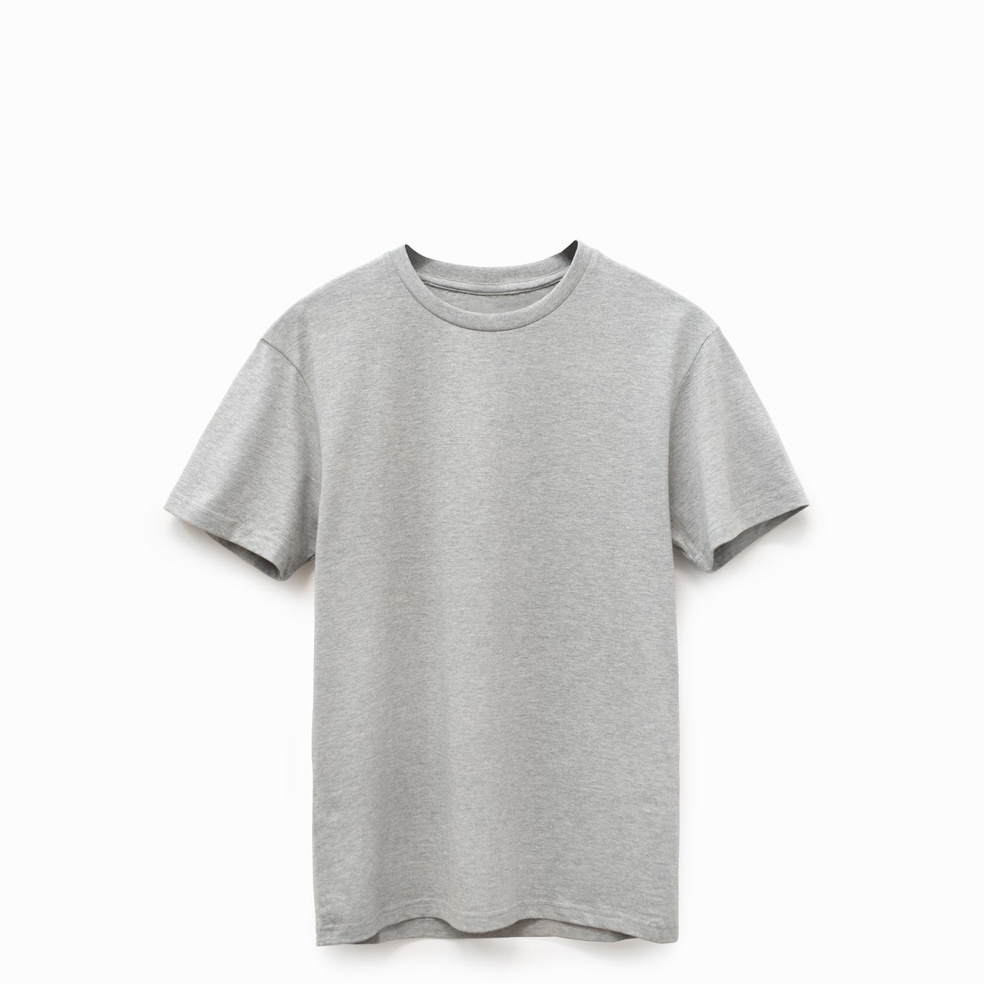 Gray American Grown Soft Supima® Cotton Men's T-Shirt