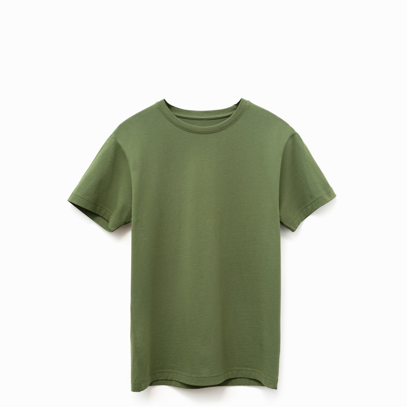 Olive Green American Grown Soft Supima® Cotton Men's T-Shirt