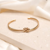 gold knot bracelet
