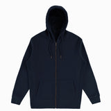 Navy Organic Cotton Zip-Up Men's Sweatshirt