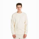 Ivory Organic Cotton Crewneck Men's Sweatshirt