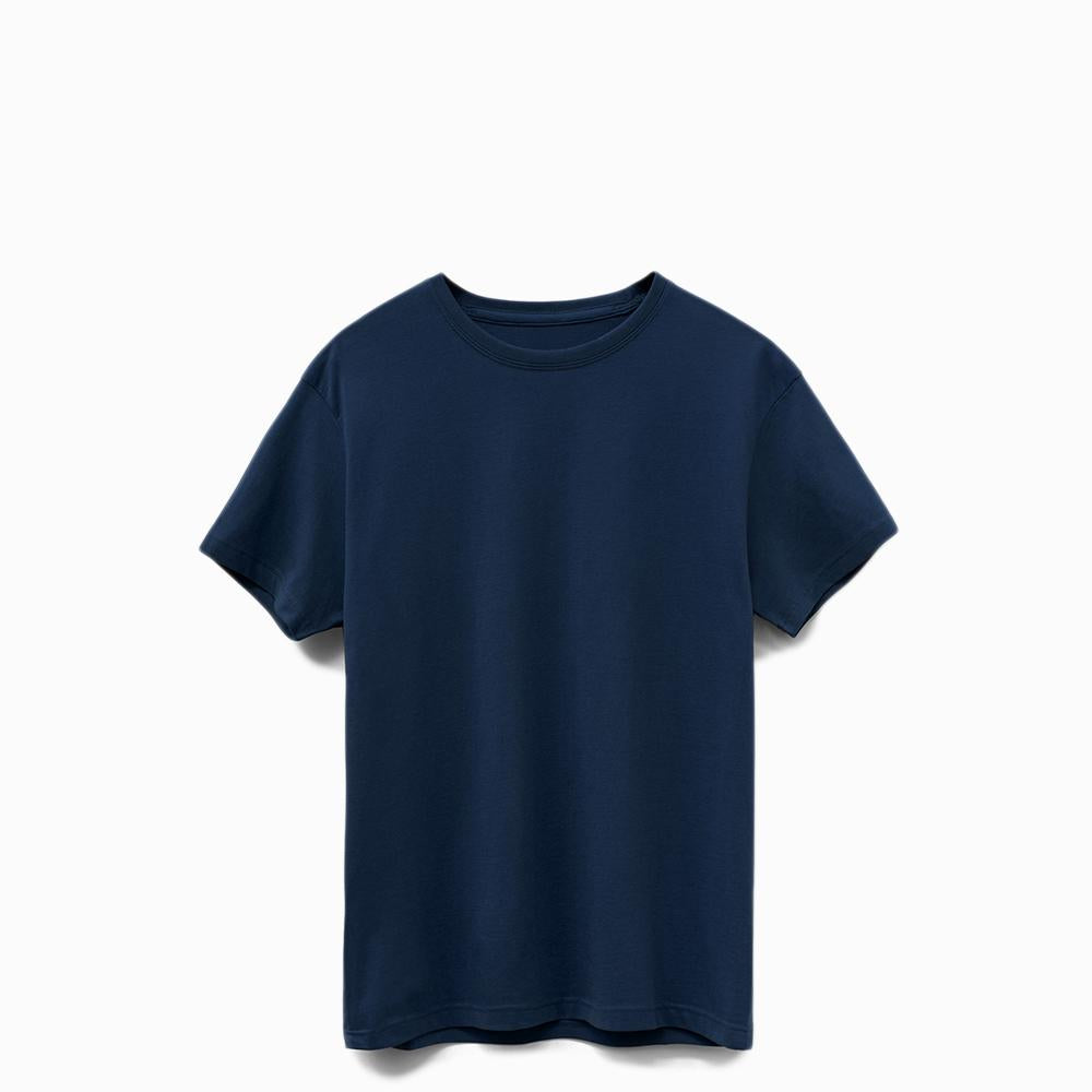 Navy Blue American Grown Soft Supima® Cotton Men's T-Shirt