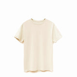 Beige American Grown Soft Supima® Cotton T-Shirt