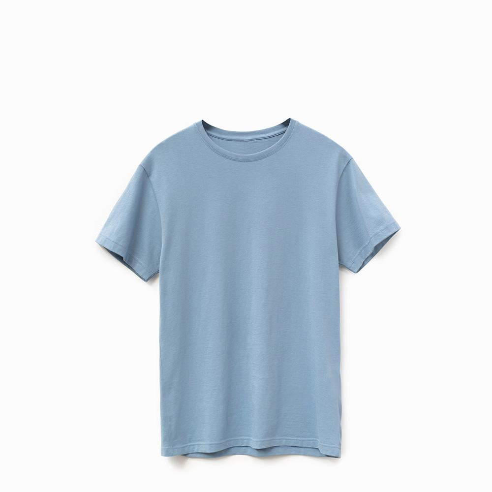 Cloudy Blue American Grown Soft Supima® Cotton Men's T-Shirt