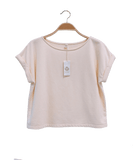 Loose Fit Crop Top by Fabina is more than just your average tee.  Add this brushed organic hemp top to your wardrobe to instantly step up your everyday look while help saving our planet.  Hand-crafted Delicately folded sleeves Oversized fit Eco-friendly  ?id=24530360205464