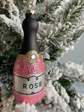 Rosé Christmas Ornament