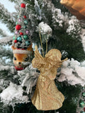 Golden Angel Christmas Ornament